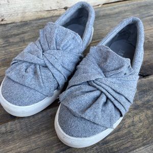 MIA gray slip-ons